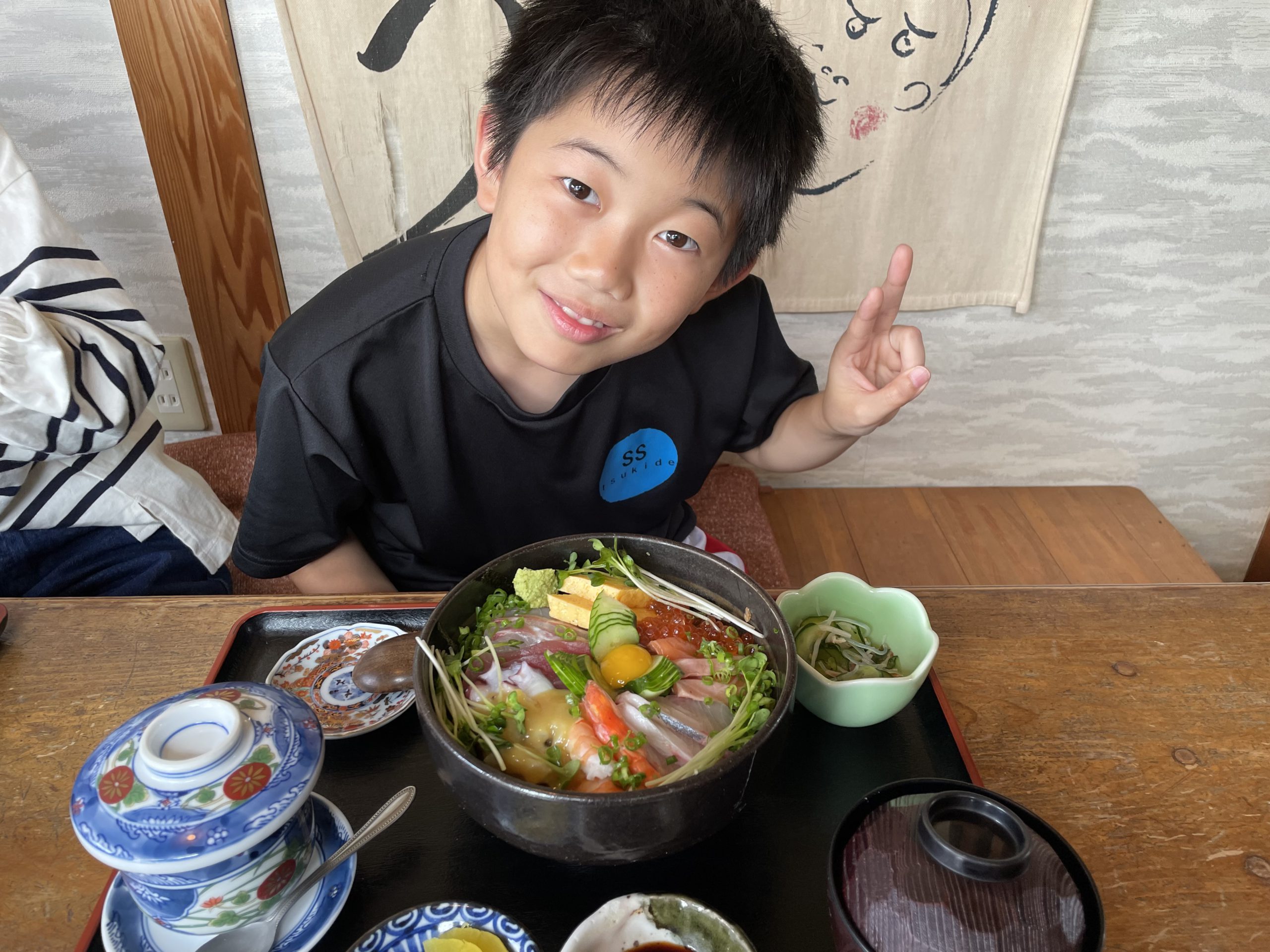 息子初の公式戦!