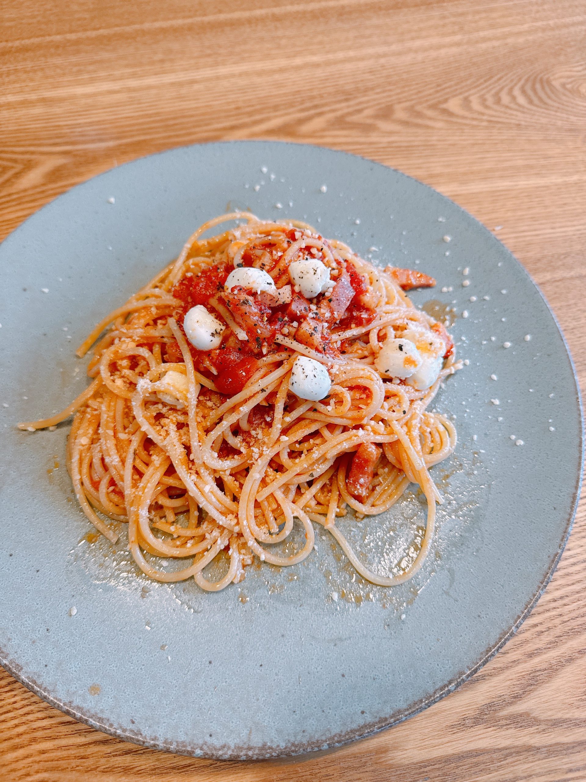 パスタと眼鏡