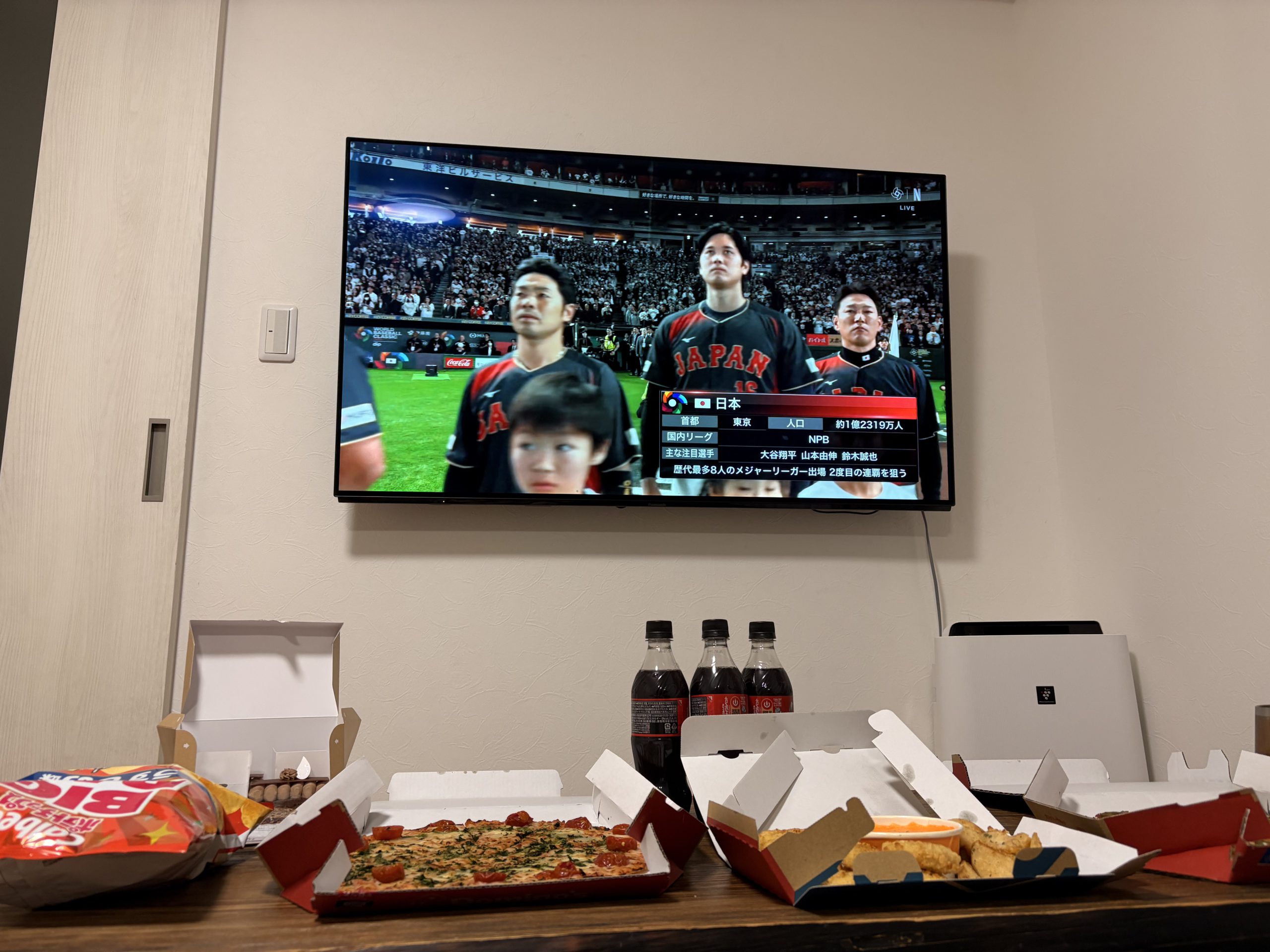 娘の誕生日とWBCの夜