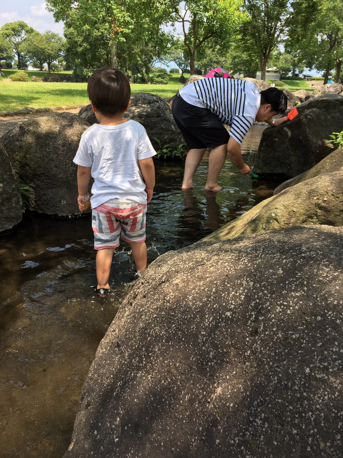 川遊び♪