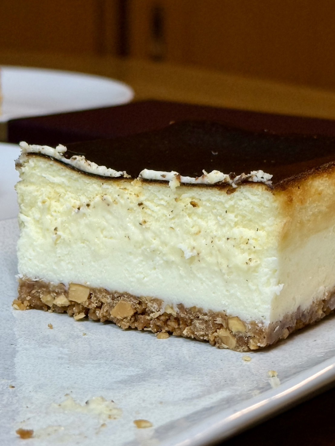 夢にまで見たチーズケーキ💓‪